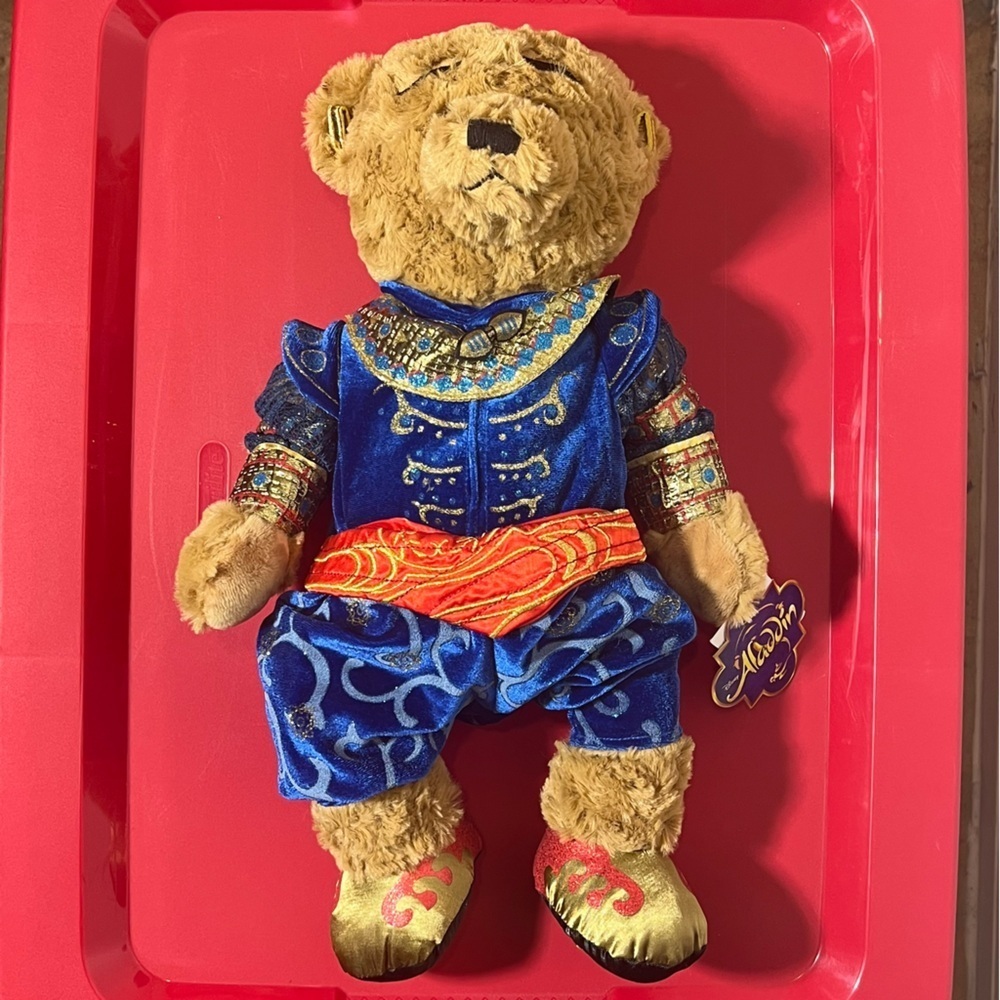 Disney Aladdin Genie Bear 16" Plush Stuffed Teddy New With Tags